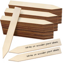 24 Wooden Plant Labels