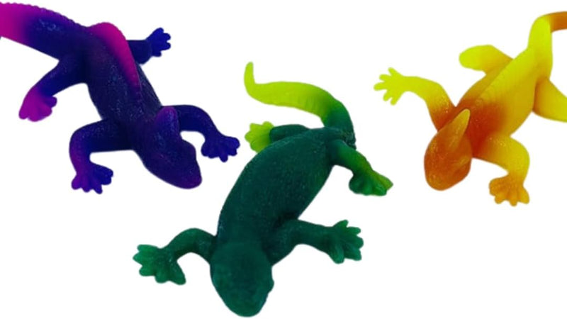 3 Colour Changing Stretchy Lizards