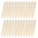 24 Wooden Plant Labels