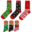 Ladies Christmas Socks Pack Of 3