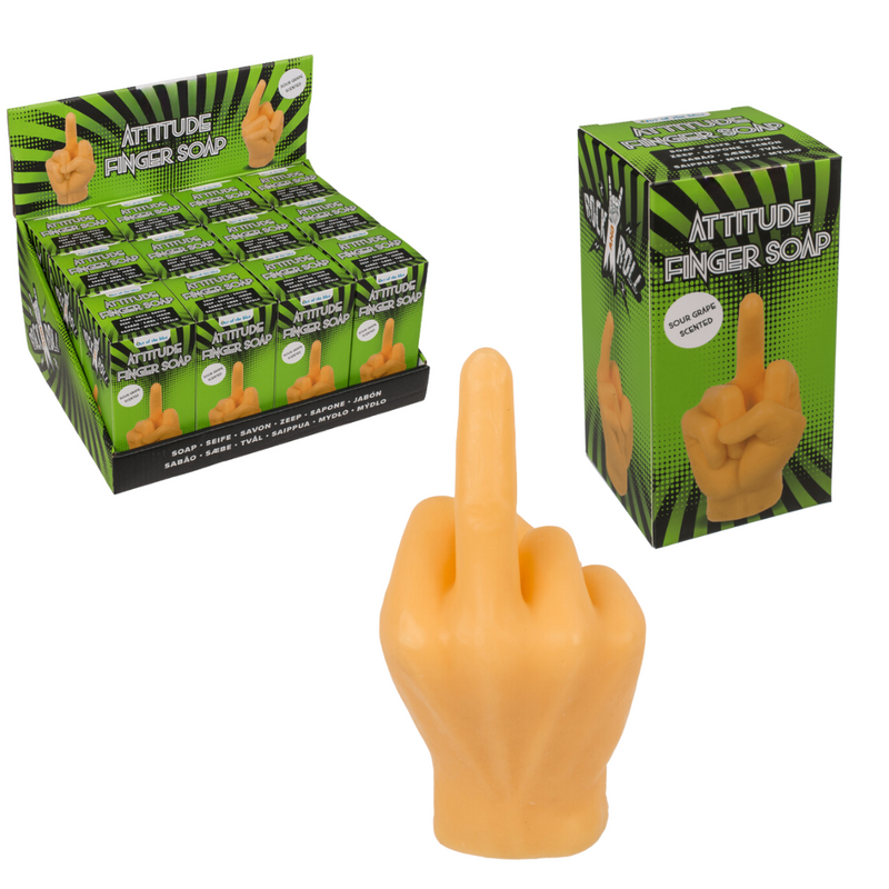 Novelty Soap Middle Finger