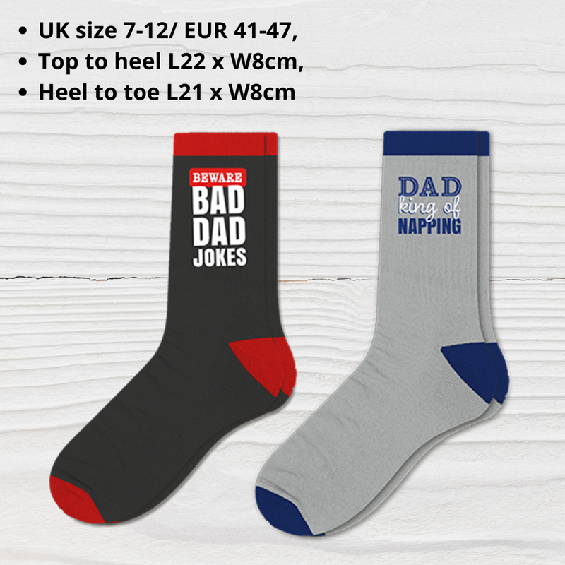 Dad Joke Socks 2 Pack