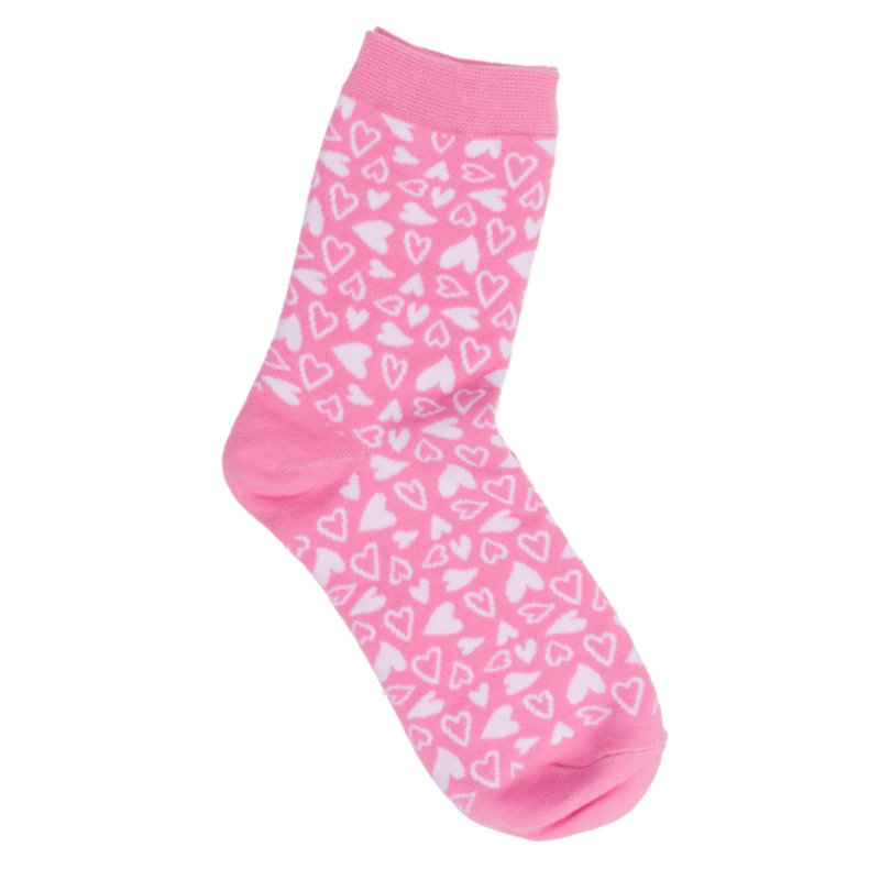 Ladies Heart Socks 3 Pack In Heart Shape Gift Box