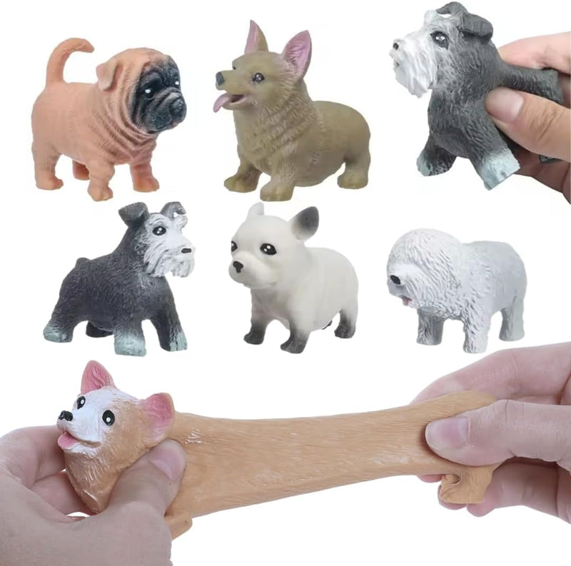 Set of 5 Stretchy Dogs