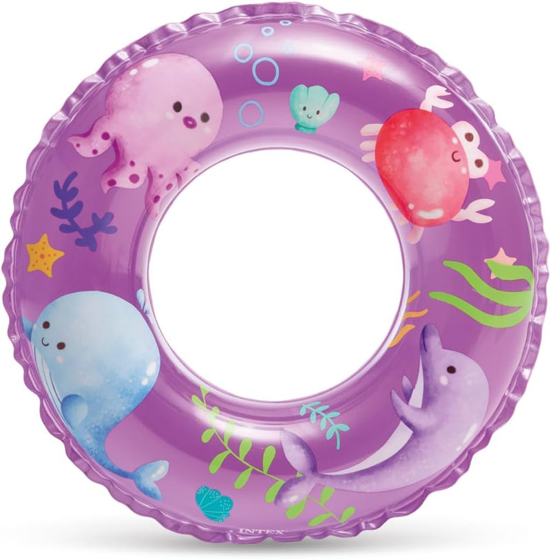 Intex 24" Inflatable Swim Rings 6-10 Years