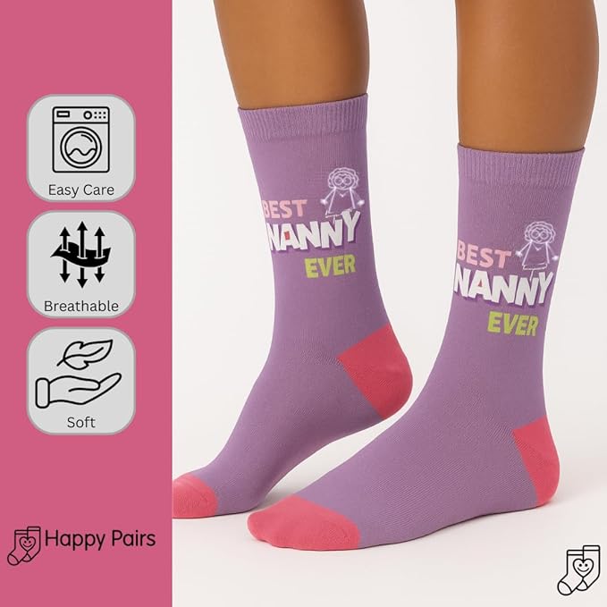 Best Nanny Ever Socks