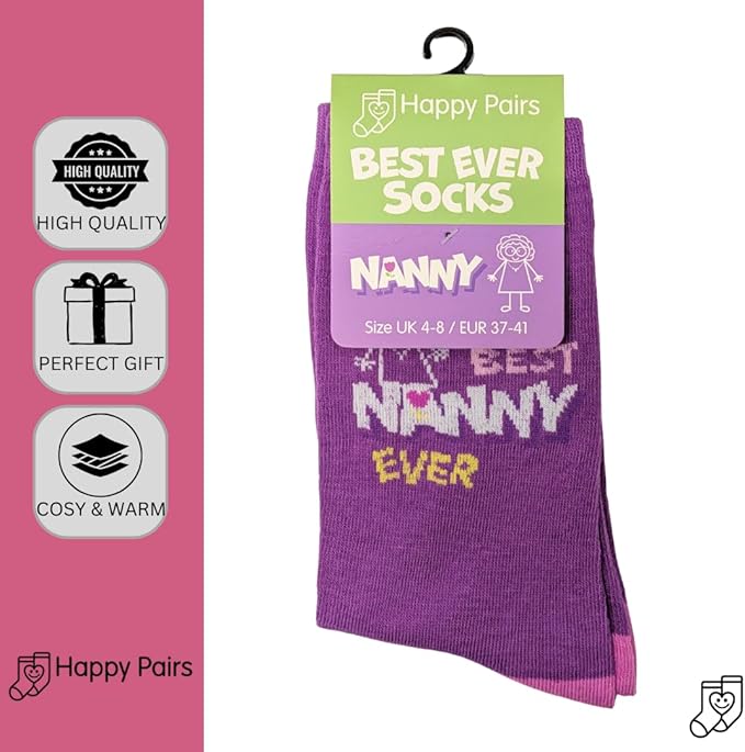 Best Nanny Ever Socks