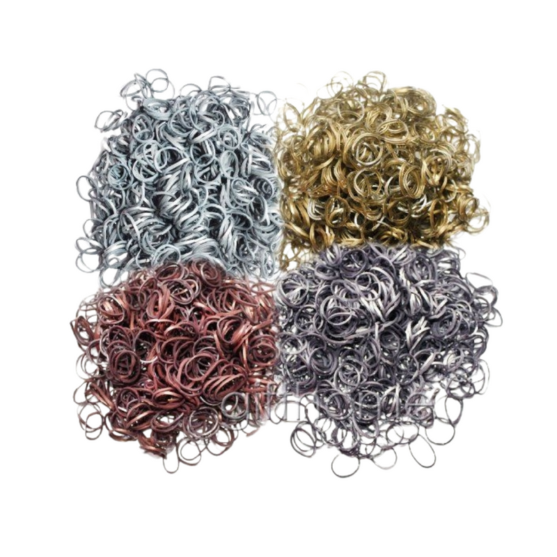 Metallic Loom Bands Kit 600 Bands