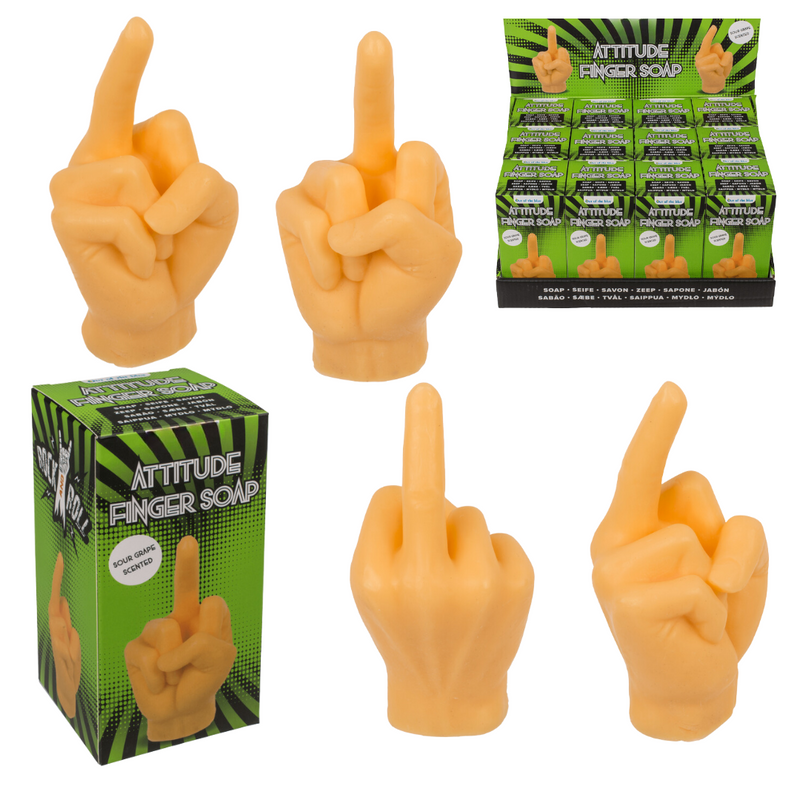 Novelty Soap Middle Finger