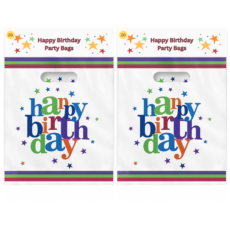 Happy Birthday Party Bags 20/40