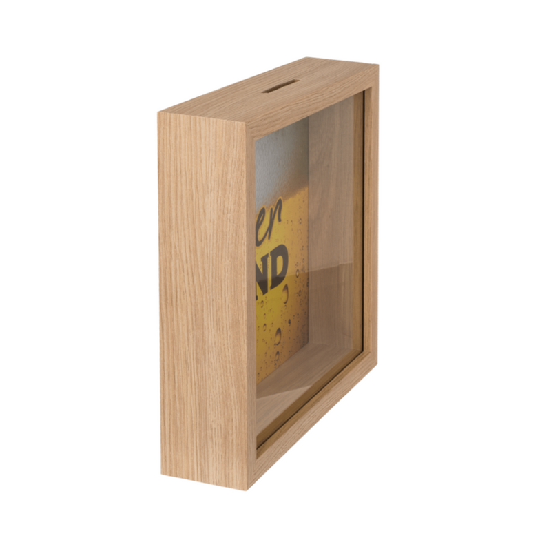 Beer Fund Wooden Money Saving Box