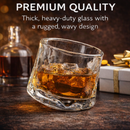 Rocking Whisky Glasses Set of Two 180ml