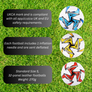 Leather Size 5 Footballs With Inflating Needles