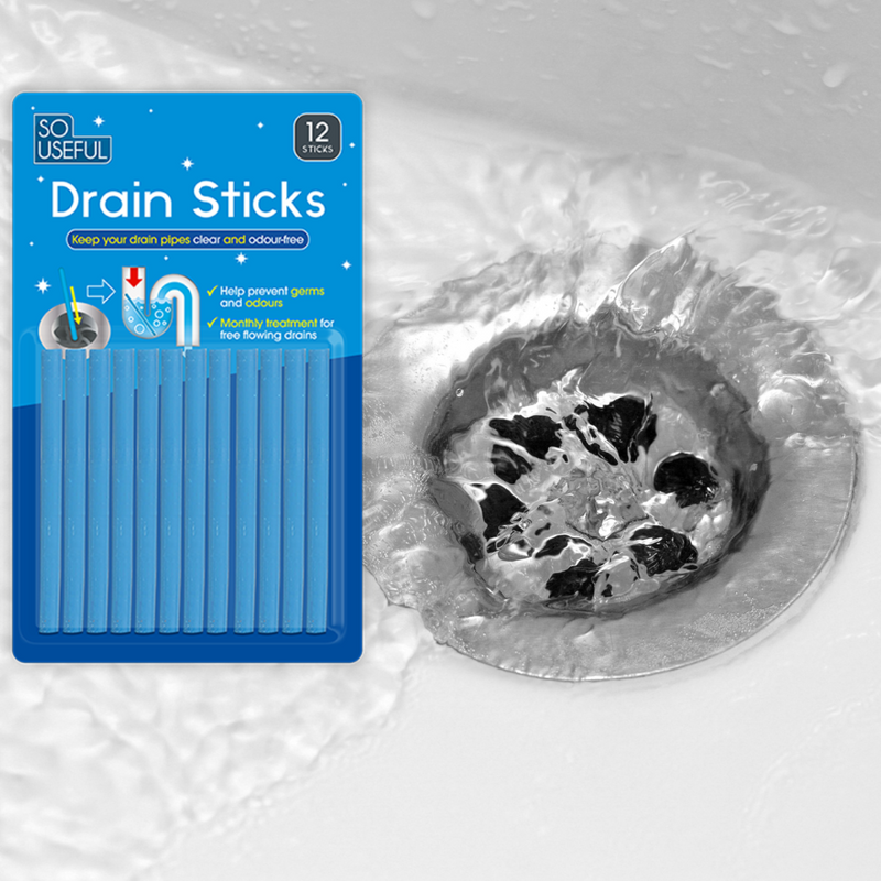 12 Pcs Drain Sticks