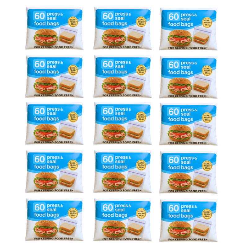 Press and Seal Food Bags