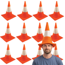 Traffic Cone Orange Hat