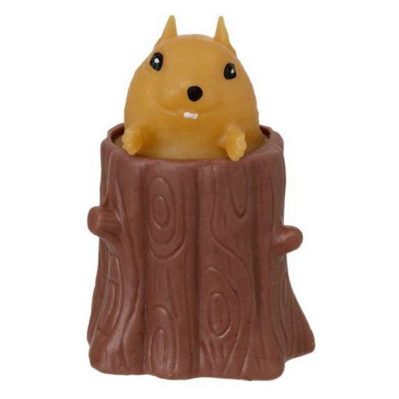 Pop Up Squirrel Relief Fidget Toy