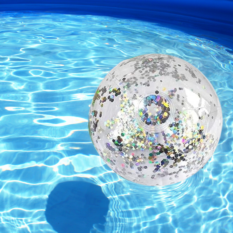 Glitter filled beach ball sales