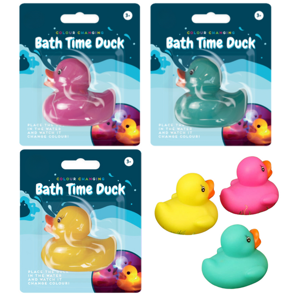 LED Colour Change Bath Ducks (Set of 3)