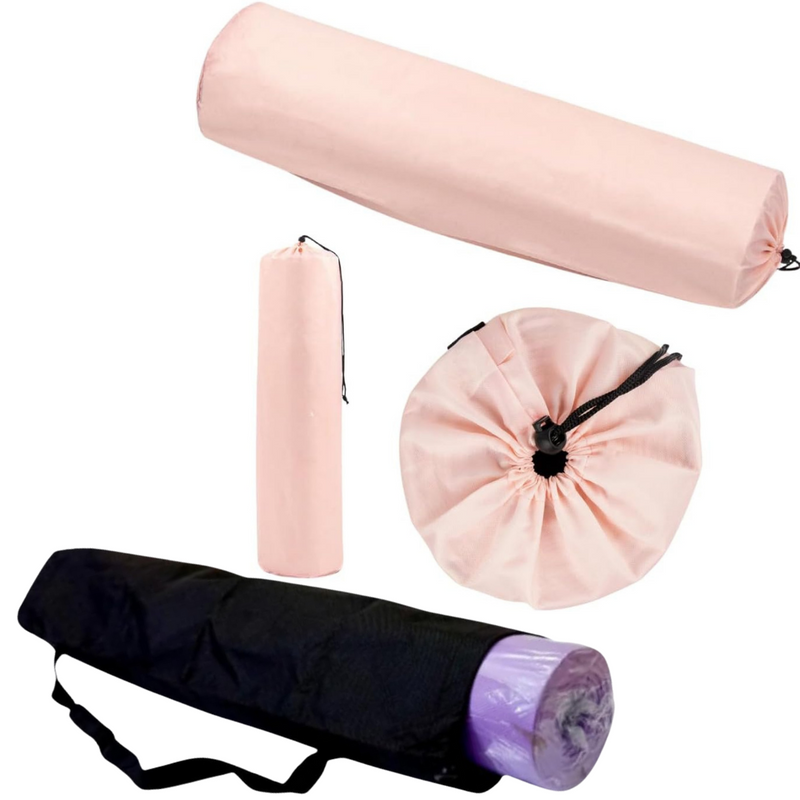 Yoga Mat Bag Durable and Stylish Pink or Black – LND Gifts