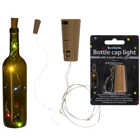 Wine Bottle Fairy String Lights (Multi-Coloured)
