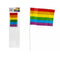 5 X Rainbow Hand Flags
