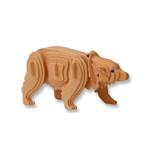 Polar Bear Wooden Construction Puzzle