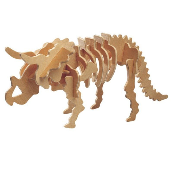 Triceratops Wooden Construction Puzzle