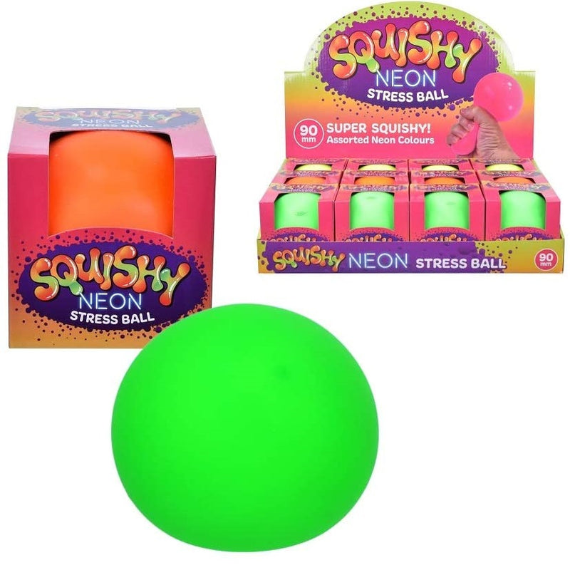 Squishy Neon Stress Ball 9cm