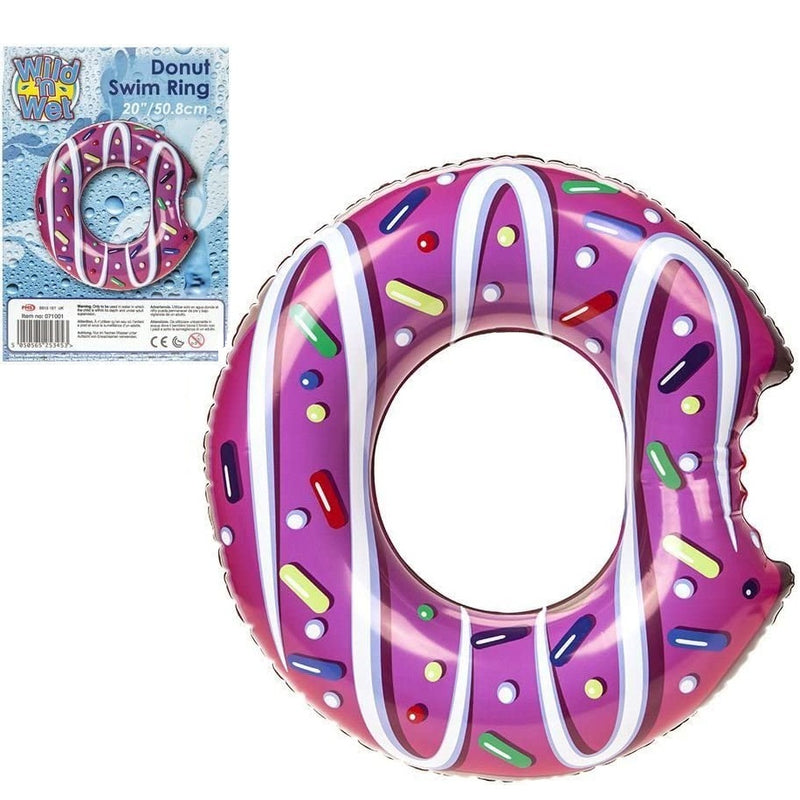 Inflatable Donut Swim Ring 20"