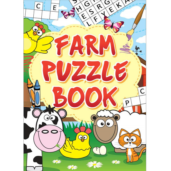 Farm Animals Puzzle Book
