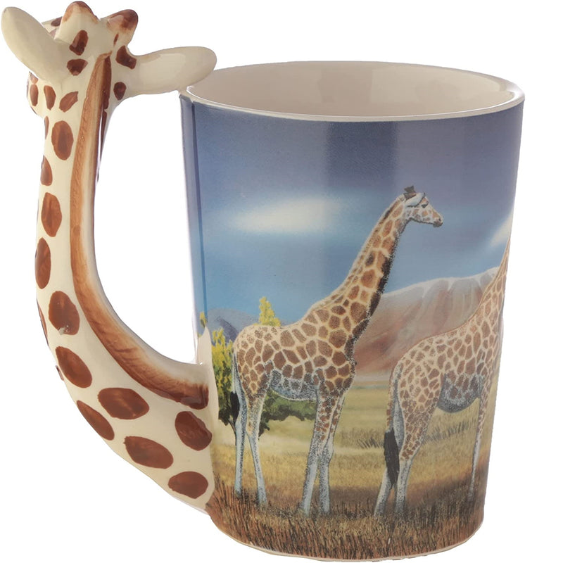 Giraffe Mug 3D Shaped Handle