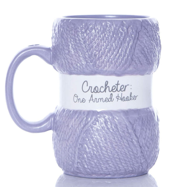 "Crocheter One Armed Hooker" Mug