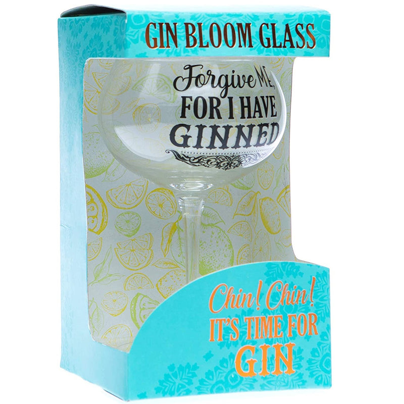 Gin Bloom Glass / Forgive Me For I Have Ginned