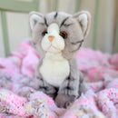 World of Nature Grey Tabby Cat 20cm