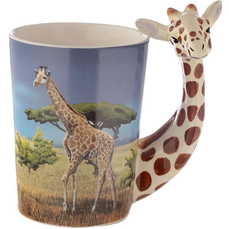 Giraffe Mug 3D Shaped Handle