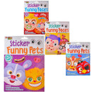 Funny Faces Stickers With Playing Boards
