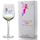 Deluxe Wine Glass Fairy Design With Gems