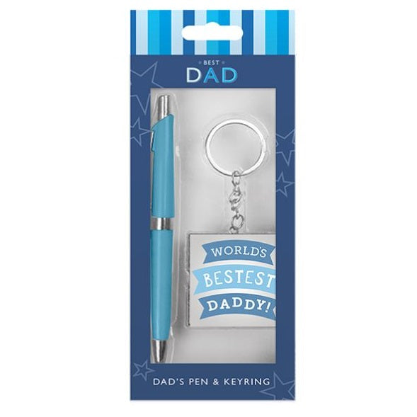 World's Bestest Daddy Pen & Keyring