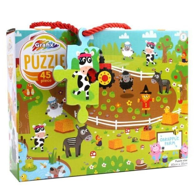Farm Animals Jigsaw Puzzle 45 Piece