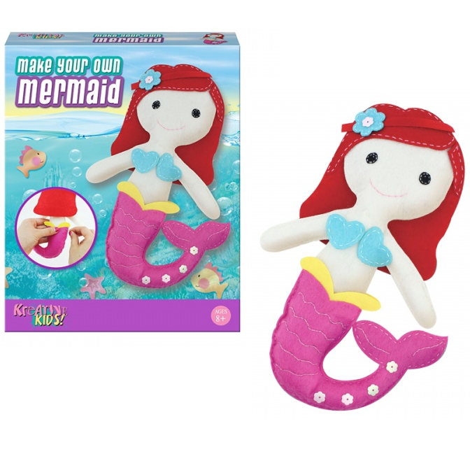 Make Your Own Felt Mermaid Sewing Kit