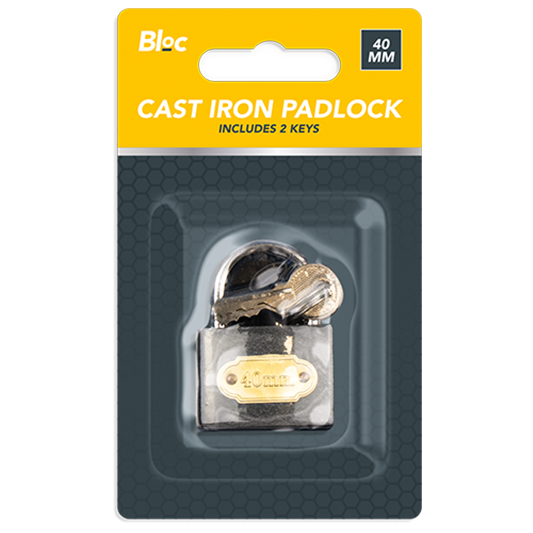 Cast Iron Padlock 40mm