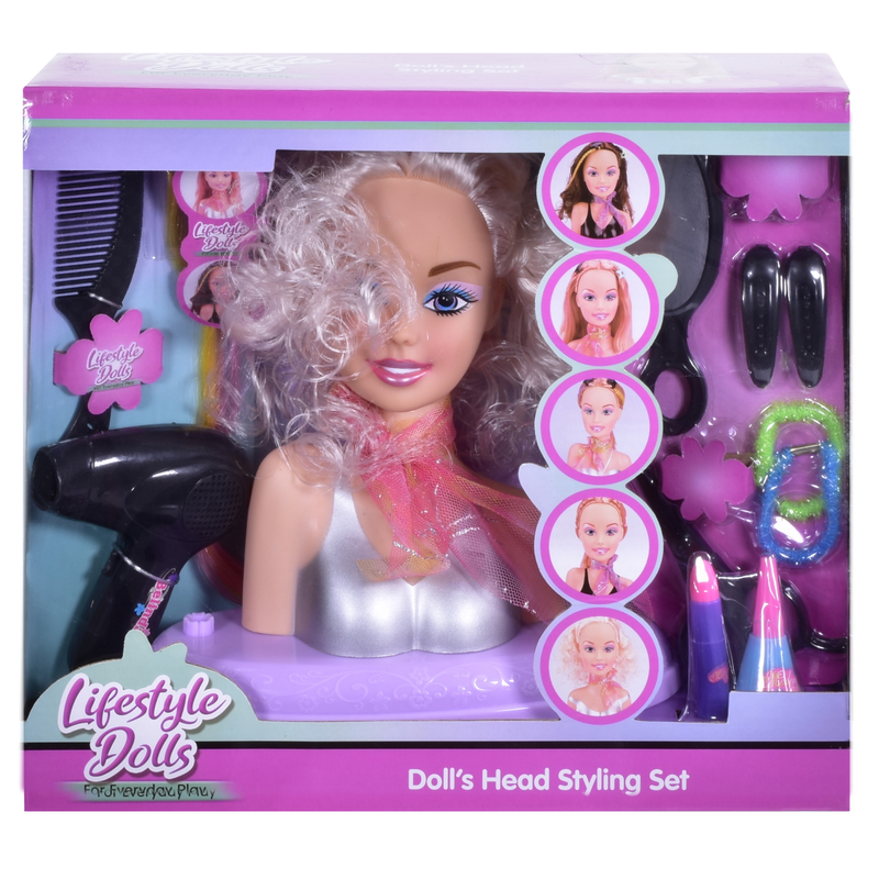 Doll s Head Styling Set LND Gifts