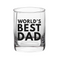 World's Best Dad Whiskey Glass