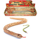 Wooden Snake 50cm