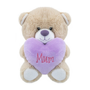 Mum Love Heart Cute Teddy Bear
