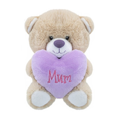 Mum Love Heart Cute Teddy Bear
