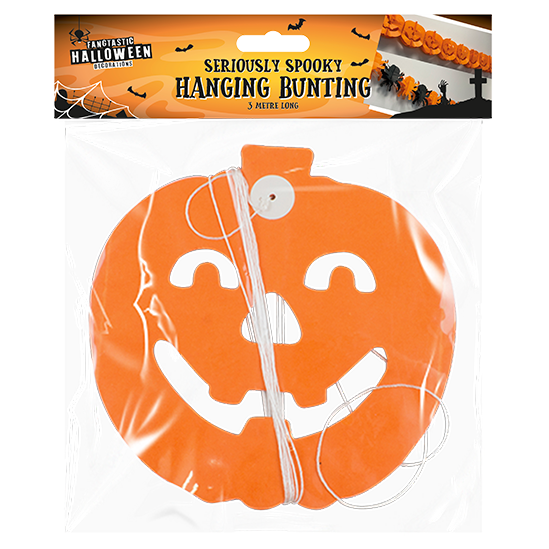 Halloween Pumpkin & Spider Bunting