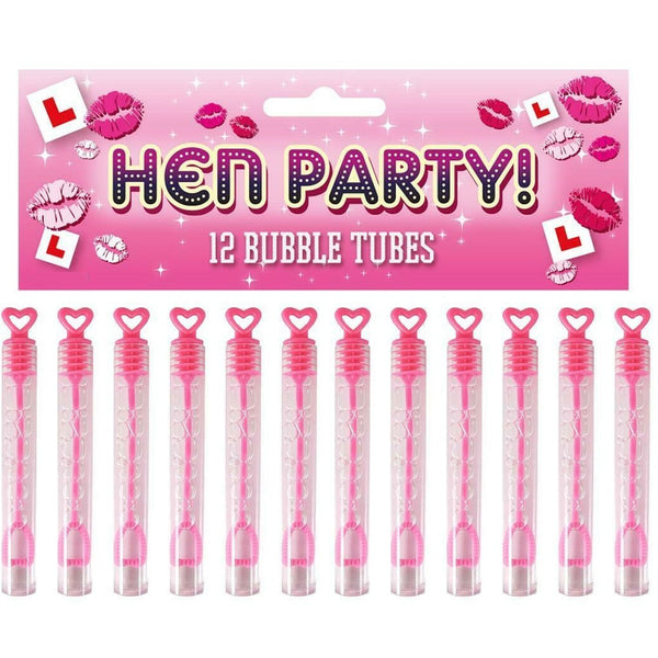 Hen Party Pink Heart Bubbles
