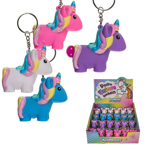 Unicorn poop clearance keyring